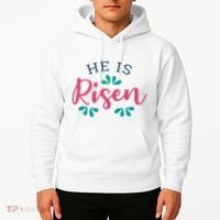 He Is Risen Easter Jesus Hoodie thumb 2