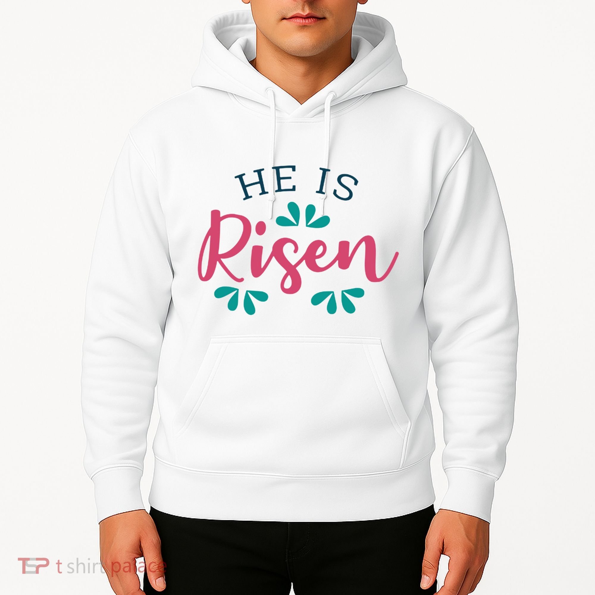 He Is Risen Easter Jesus Hoodie