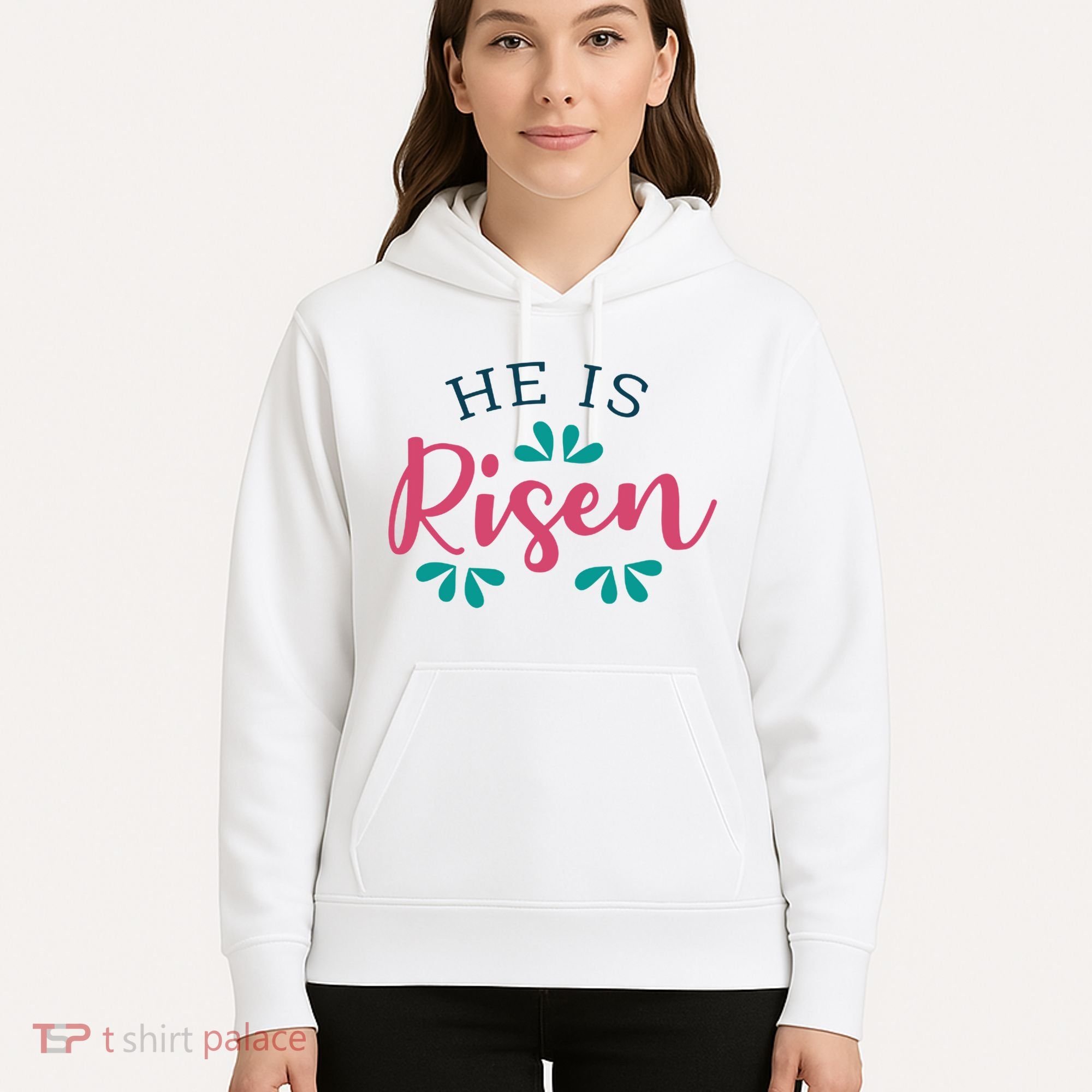 He Is Risen Easter Jesus Hoodie