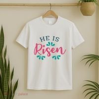 He Is Risen Easter Jesus T-Shirt thumb 2