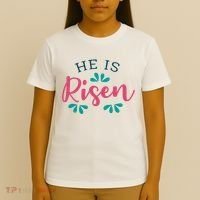 He Is Risen Easter Jesus T-Shirt thumb 4