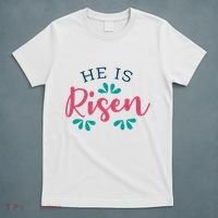 He Is Risen Easter Jesus T-Shirt thumb 5