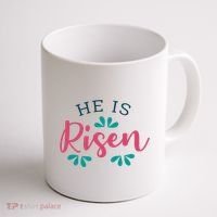 He Is Risen Easter Jesus Coffee Mug thumb 1