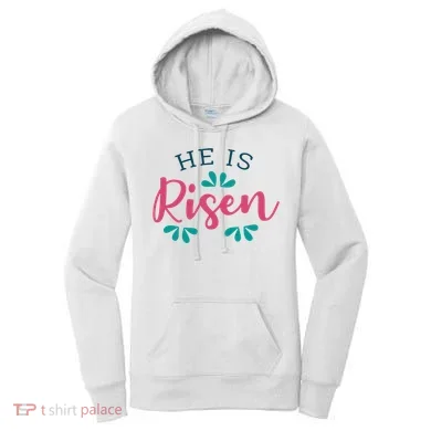 He Is Risen Easter Jesus Women's Hoodie