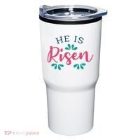 He Is Risen Easter Jesus Tumbler thumb 0