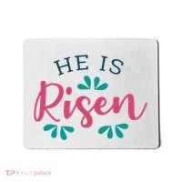 He Is Risen Easter Jesus Mousepad thumb 0