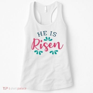 He Is Risen Easter Jesus Women's Tank Top