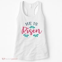 He Is Risen Easter Jesus Women's Tank Top thumb 0