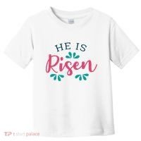 He Is Risen Easter Jesus Toddler T-Shirt thumb 0