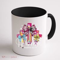 He Is Risen Jesus Christian Happy Easter Women Coffee Mug thumb 1