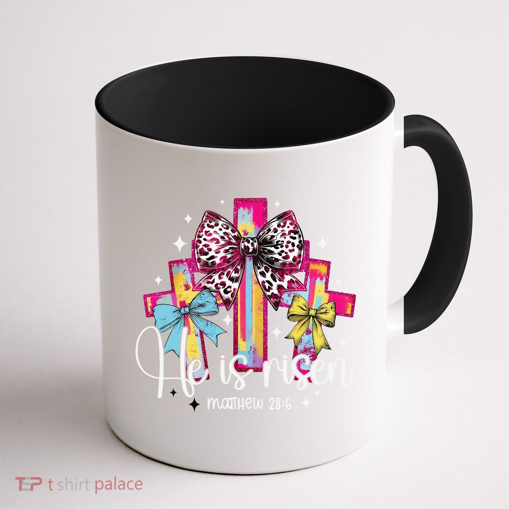 He Is Risen Jesus Christian Happy Easter Women Coffee Mug