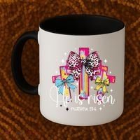 He Is Risen Jesus Christian Happy Easter Women Coffee Mug thumb 2