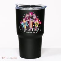 He Is Risen Jesus Christian Happy Easter Women Tumbler thumb 0