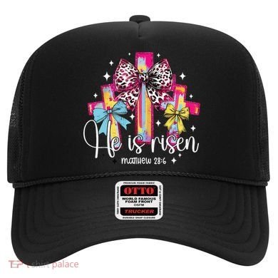 He Is Risen Jesus Christian Happy Easter Women Hat