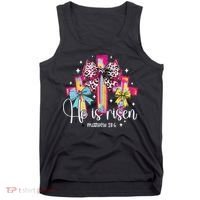 He Is Risen Jesus Christian Happy Easter Women Tank Top thumb 0