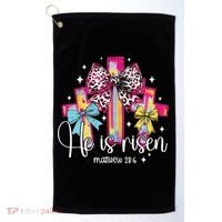 He Is Risen Jesus Christian Happy Easter Women Golf Towel thumb 0