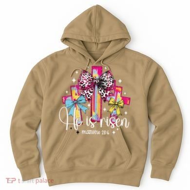 He Is Risen Jesus Christian Happy Easter Women Hoodie