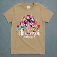 He Is Risen Jesus Christian Happy Easter Women T-Shirt thumb 5