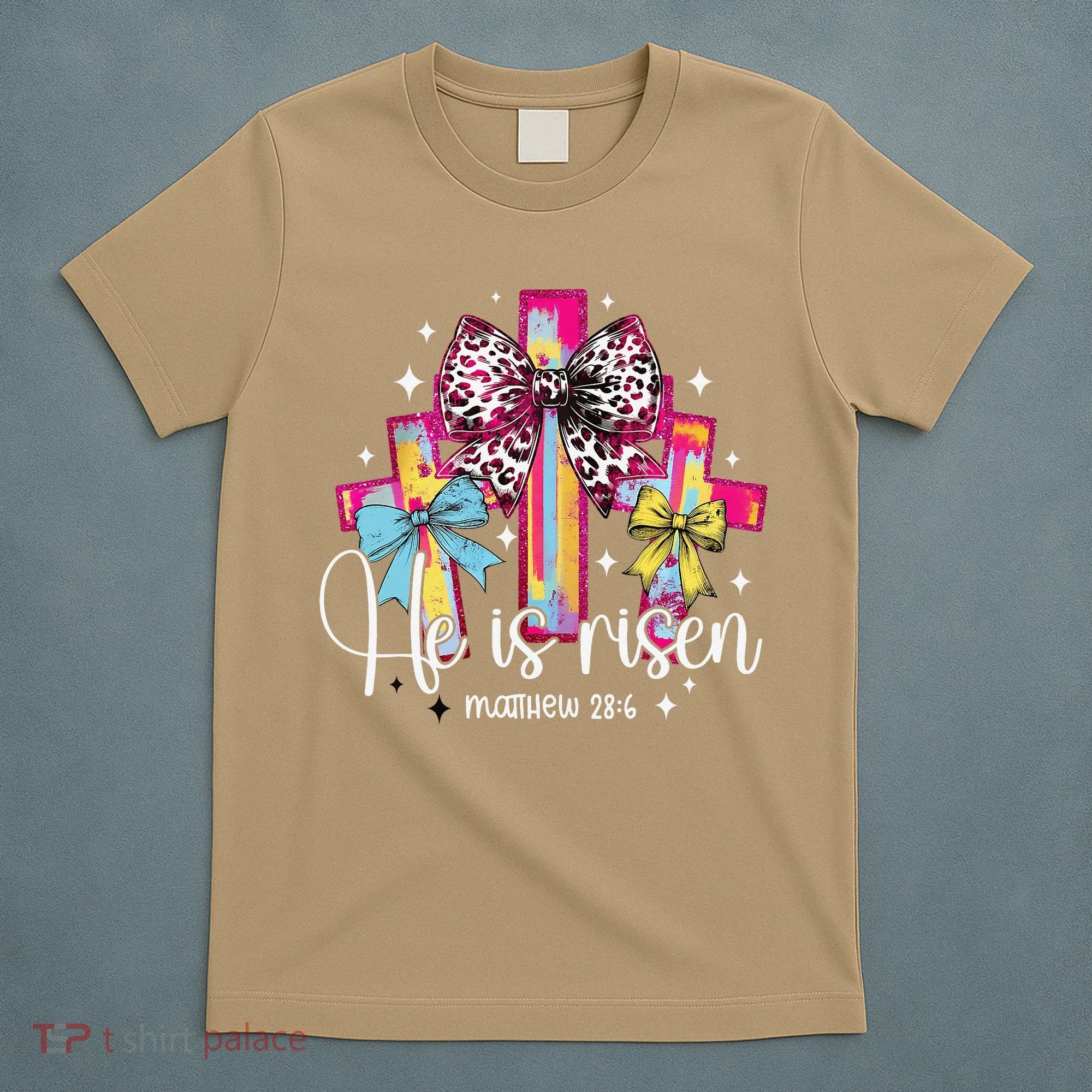 He Is Risen Jesus Christian Happy Easter Women T-Shirt