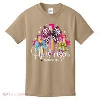 He Is Risen Jesus Christian Happy Easter Women Kids T-Shirt thumb 0
