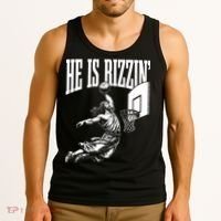 He Is Rizzin Funny Jesus Basketball Meme Tank Top thumb 3