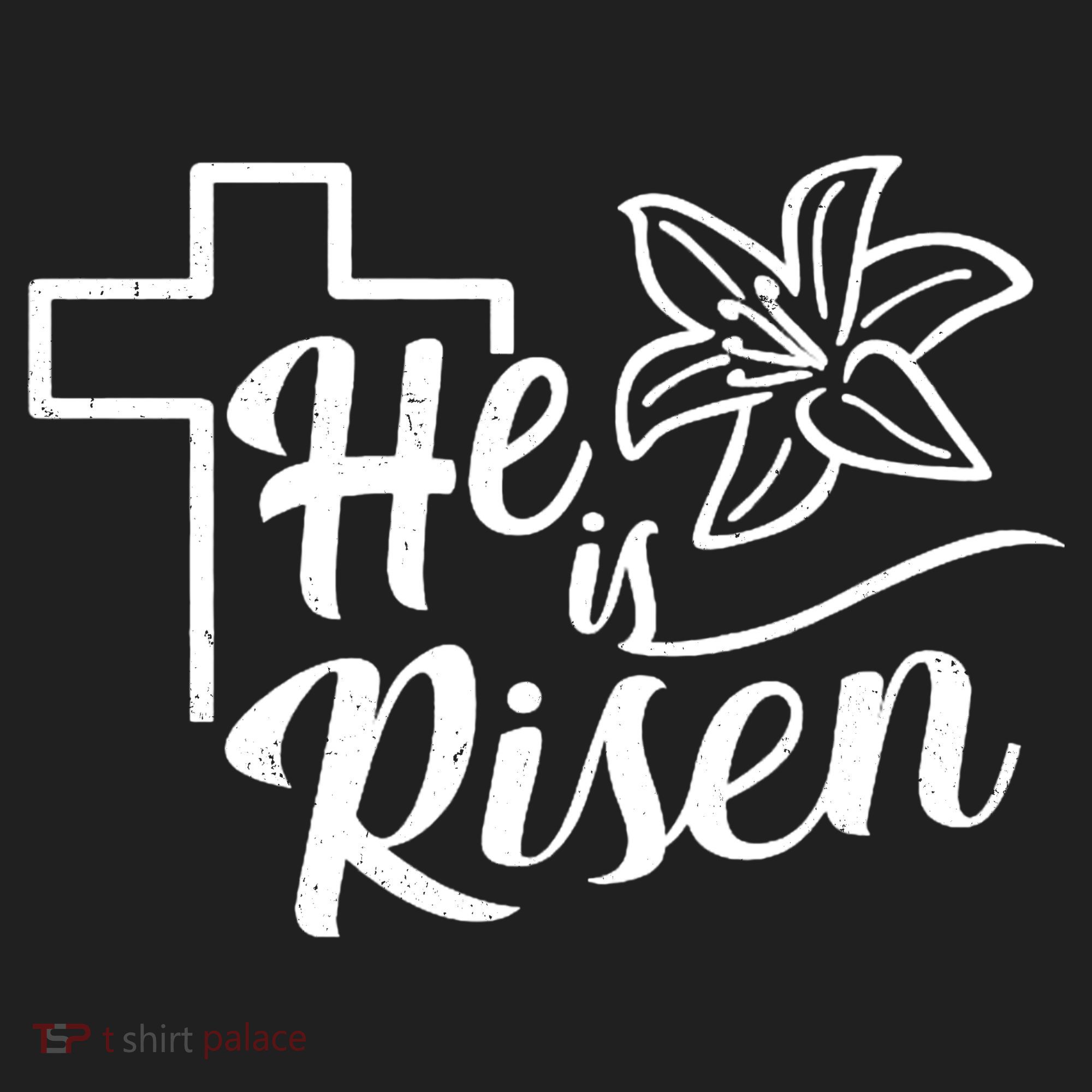 He Is Risen Easter Jesus Cross Women's Sweatshirt