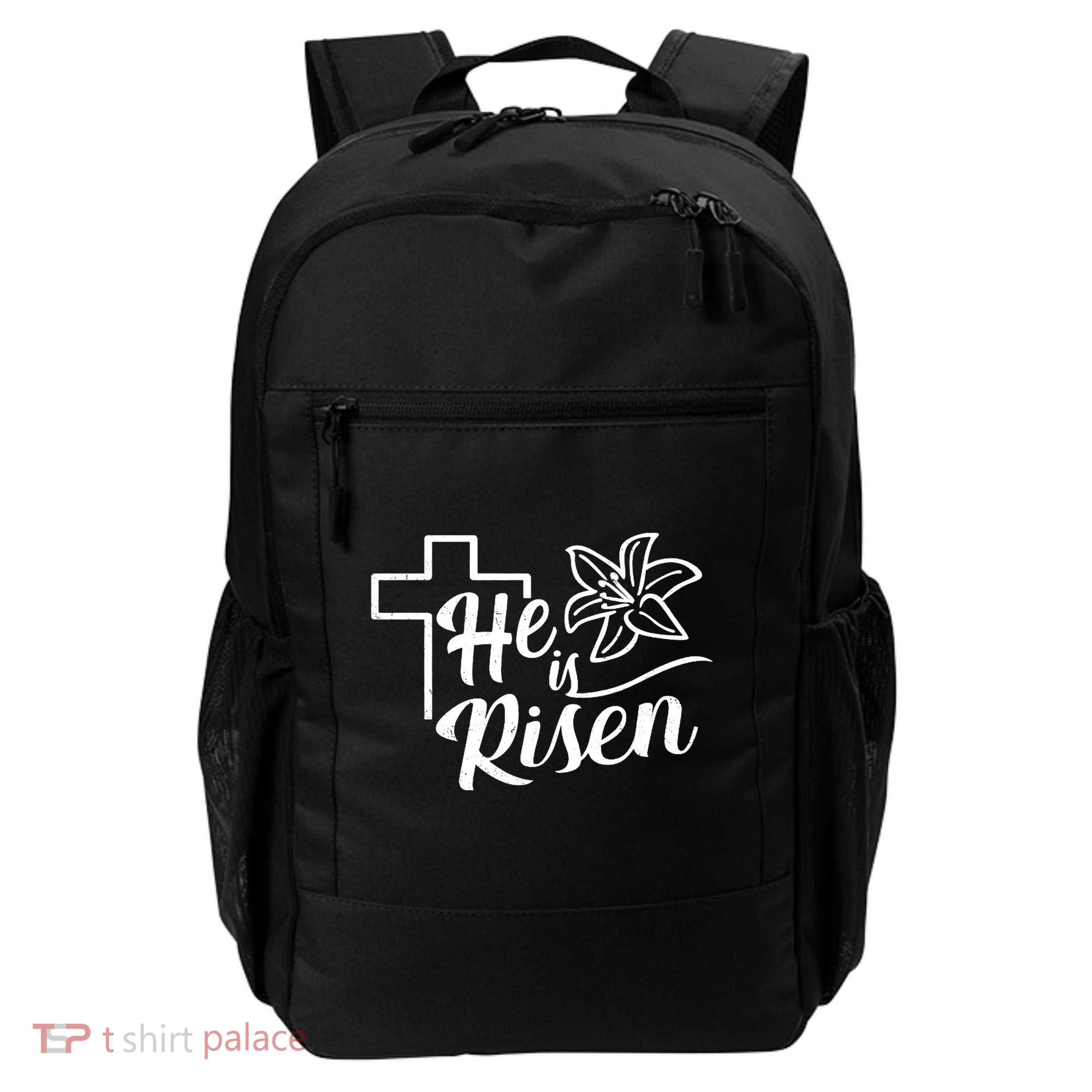 He Is Risen Easter Jesus Cross Backpack