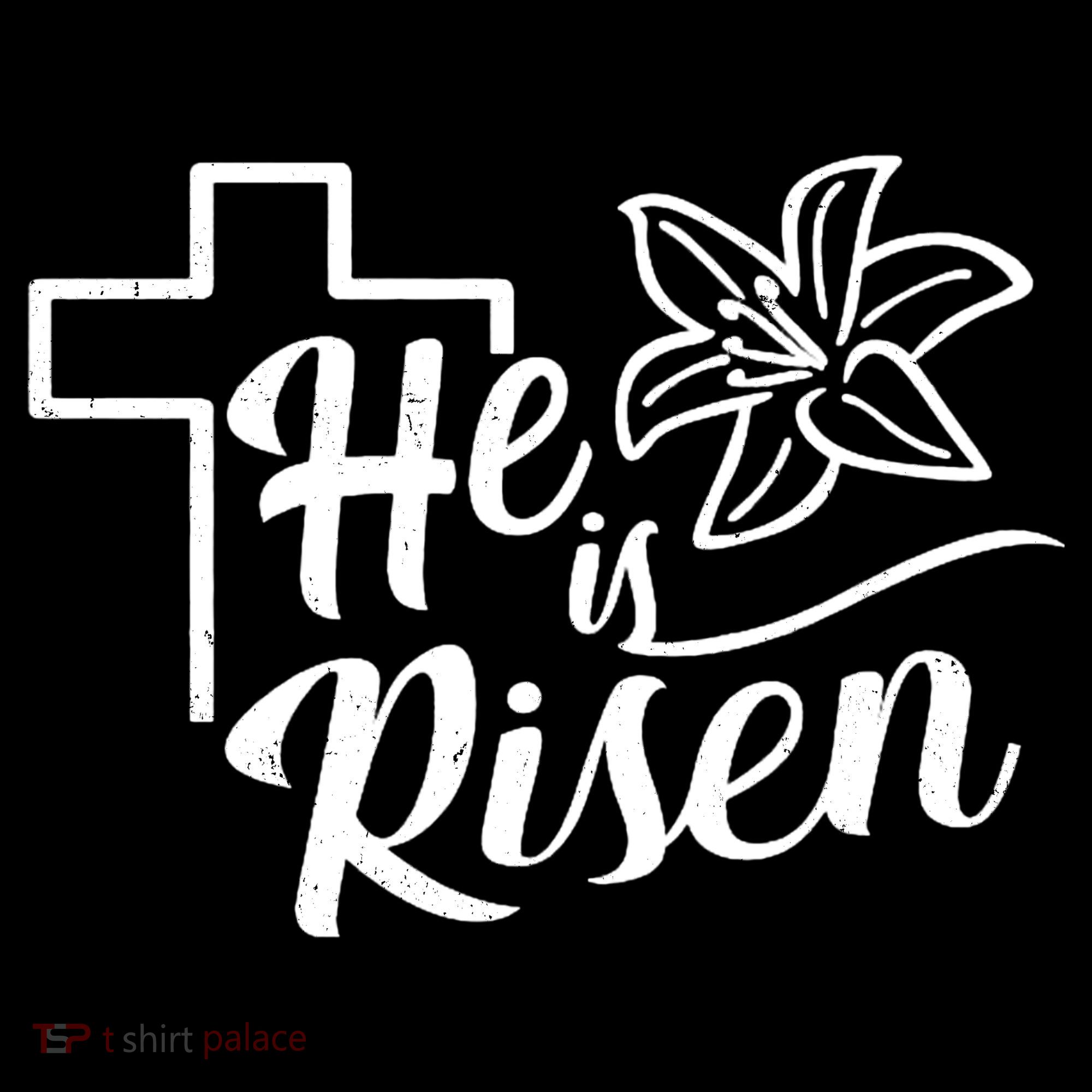 He Is Risen Easter Jesus Cross Kids Sweatshirt