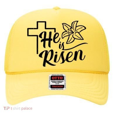 He Is Risen Easter Jesus Cross Hat