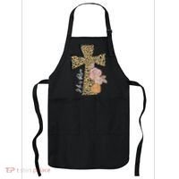 He Is Risen Leopard Easter Cross Apron thumb 0