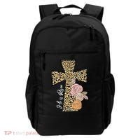 He Is Risen Leopard Easter Cross Backpack thumb 0