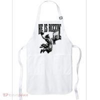 He Is Rizzin Funny Jesus Basketball Apron thumb 0