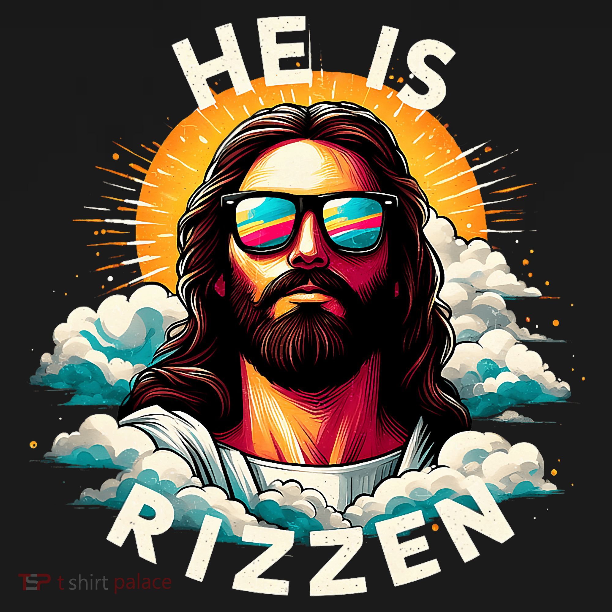 He Is Rizzen Christian Jesus Is Rizzen Christian Religious Women's Hoodie