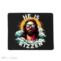 He Is Rizzen Christian Jesus Is Rizzen Christian Religious Mousepad thumb 0
