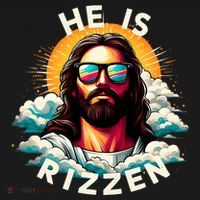 He Is Rizzen Christian Jesus Is Rizzen Christian Religious Mousepad thumb 1