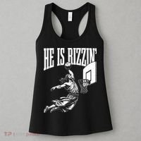 He Is Rizzin Funny Jesus Basketball Meme Women's Tank Top thumb 3
