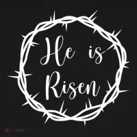 He Is Risen Easter Christ Doggie Tank thumb 4