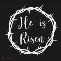 He Is Risen Easter Christ USA-Made Doggie Bandana thumb 2