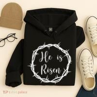 He Is Risen Easter Christ Hoodie thumb 4