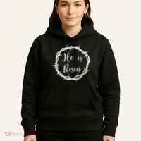 He Is Risen Easter Christ Hoodie thumb 5