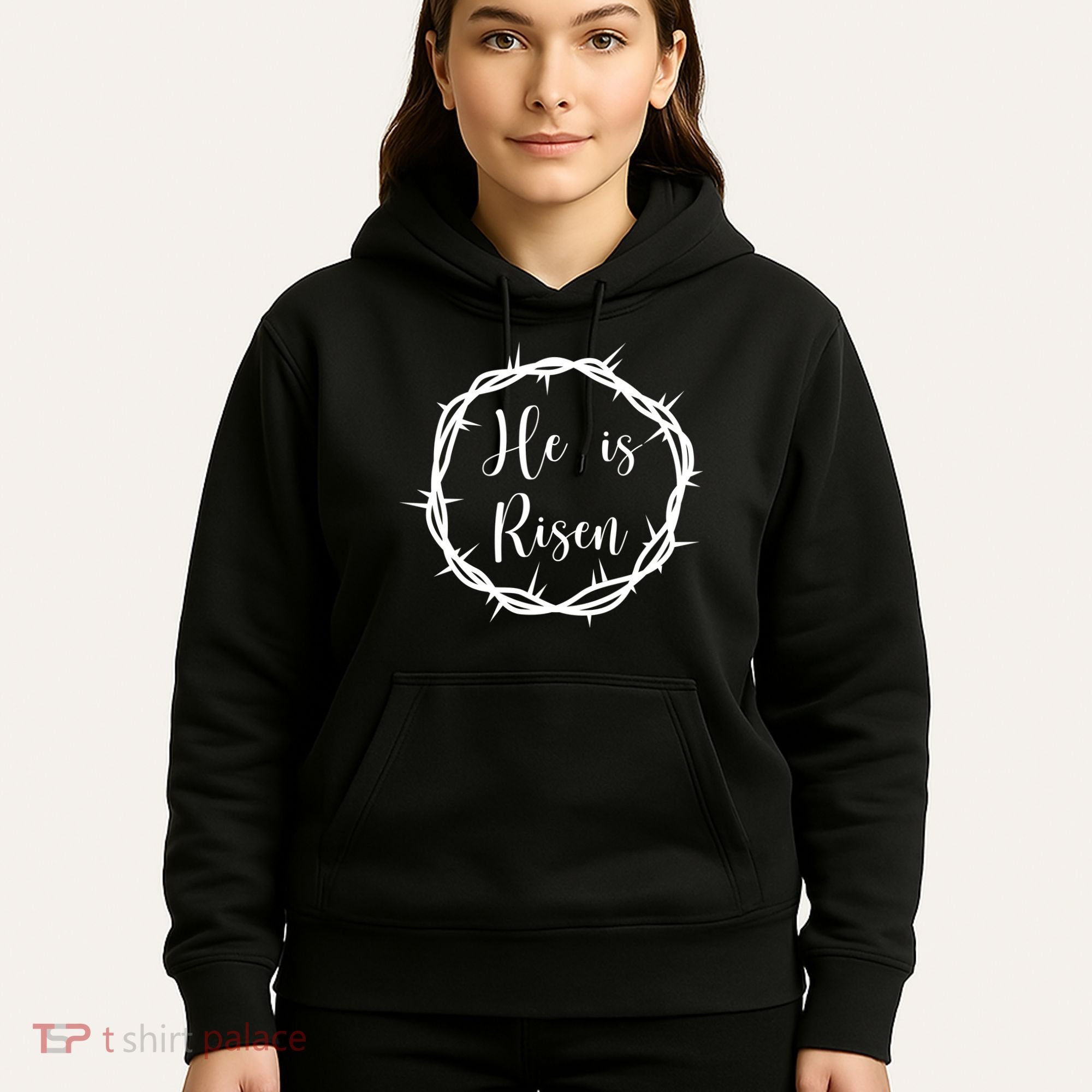 He Is Risen Easter Christ Hoodie