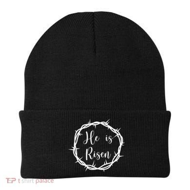 He Is Risen Easter Christ Beanie