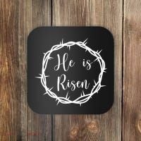 He Is Risen Easter Christ Coaster thumb 0