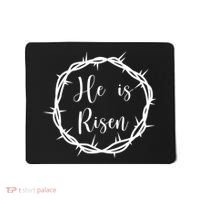 He Is Risen Easter Christ Mousepad thumb 0