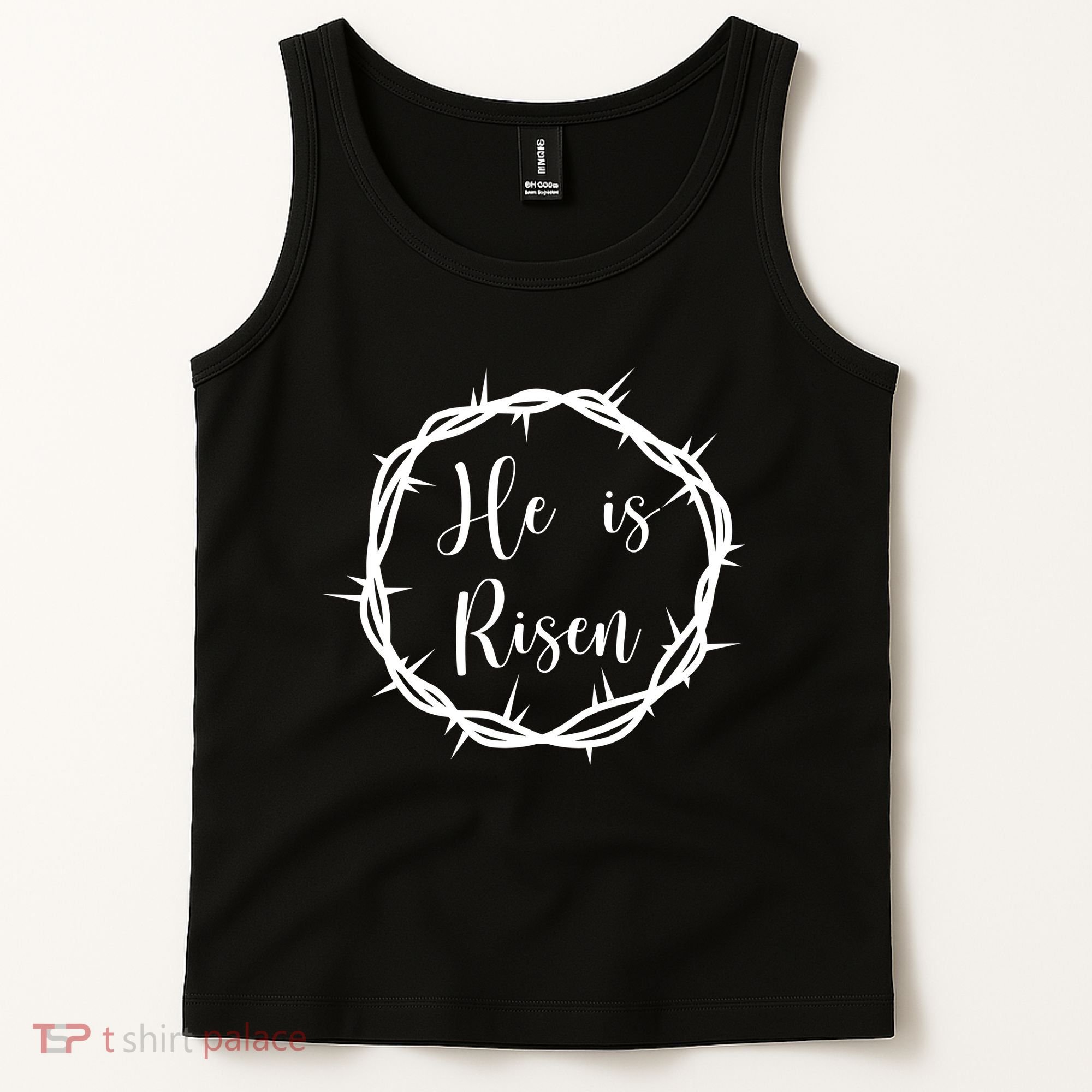 He Is Risen Easter Christ Tank Top