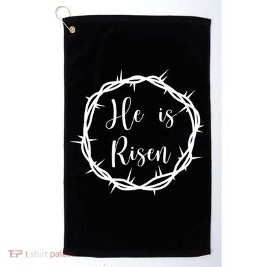 He Is Risen Easter Christ Golf Towel