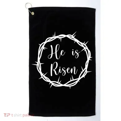 He Is Risen Easter Christ Golf Towel