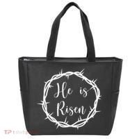 He Is Risen Easter Christ Tote Bag thumb 0