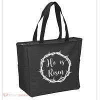 He Is Risen Easter Christ Tote Bag thumb 2