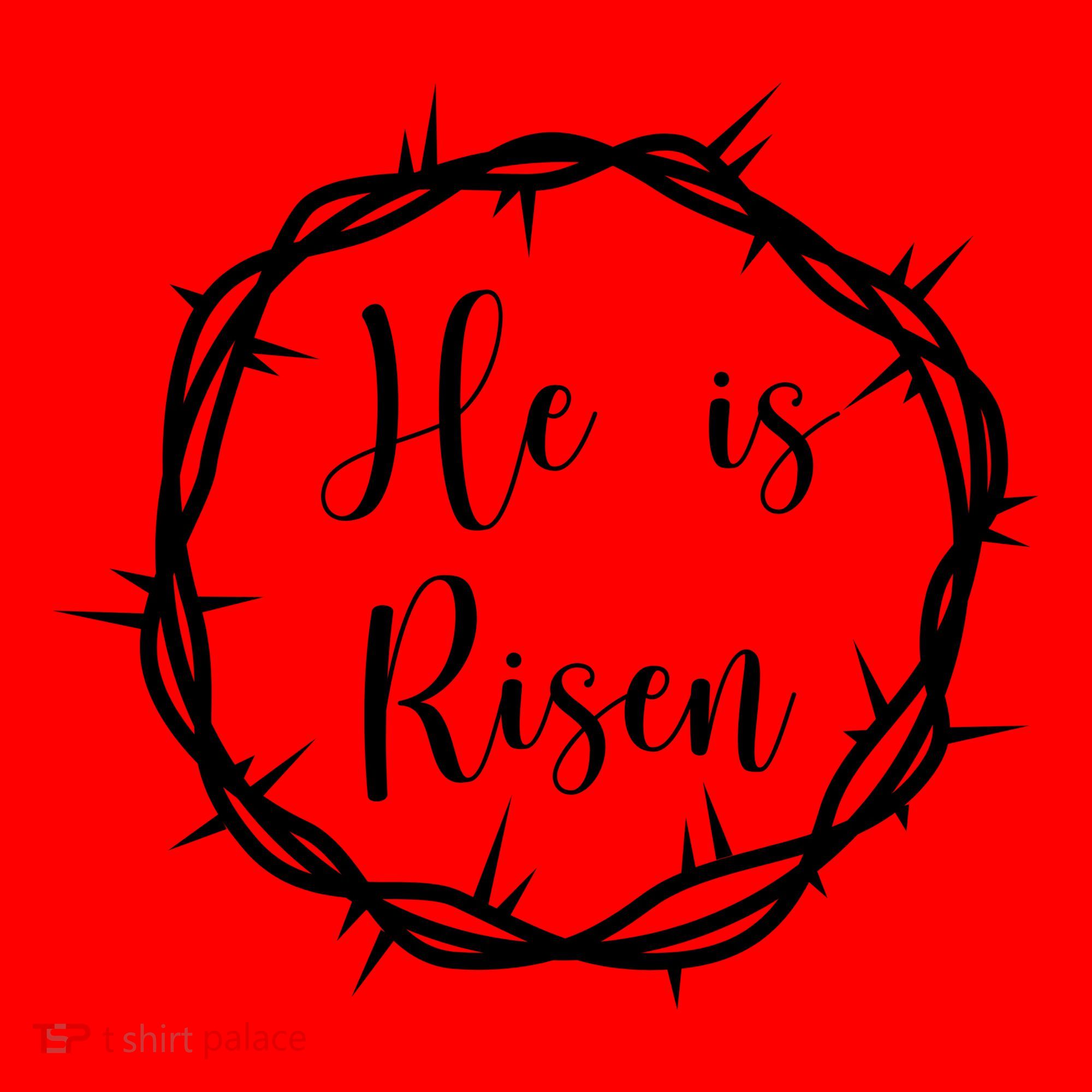 He Is Risen Easter Christ Santa Hat